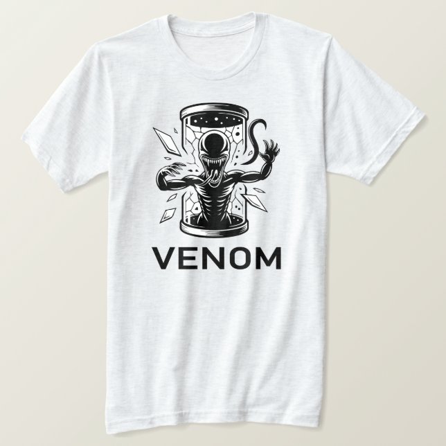 Venom Symbiote Monster Graphic T-Shirt  (Design framsida)