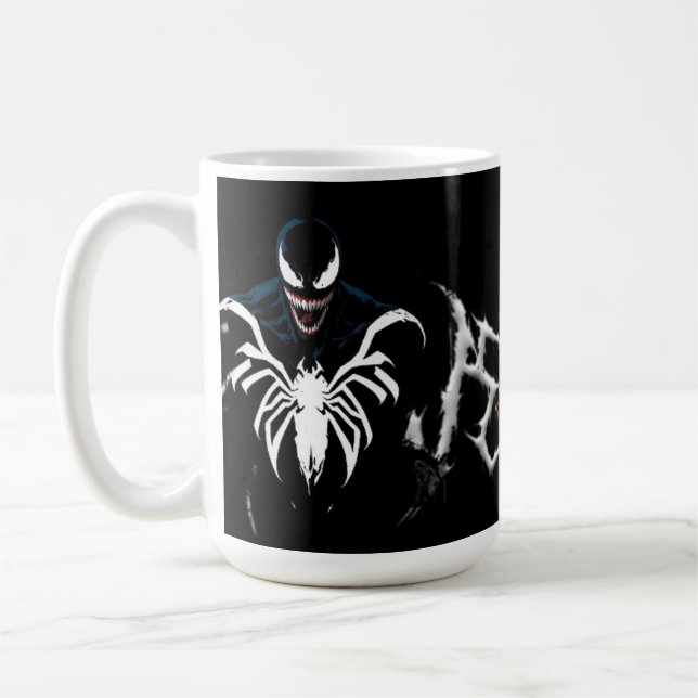 Venom Symbiote Skuggor Kaffemugg (Vänster)