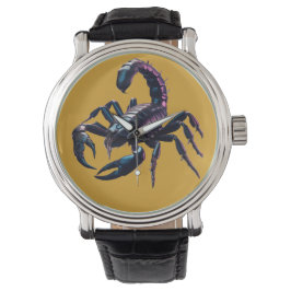 Venomous Black Scorpion Armbandsur