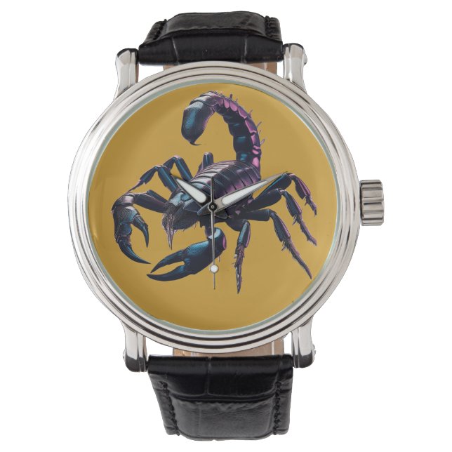 Venomous Black Scorpion Armbandsur (Framsida)