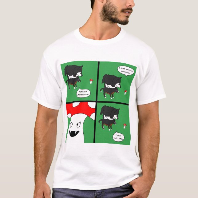 Venomous Mushroom T Shirt (Framsida)