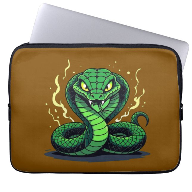 Venomous Snake – Danger and Precision Laptop Fodral (Framsidan)