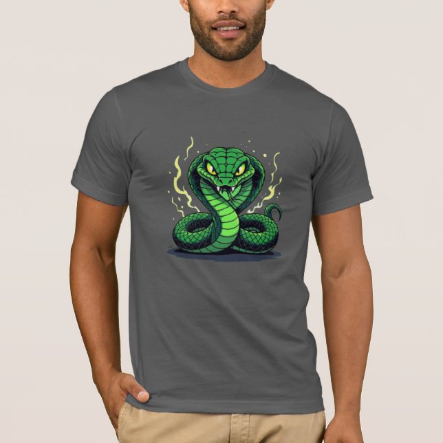 Venomous Snake – Danger and Precision T Shirt (Framsida)