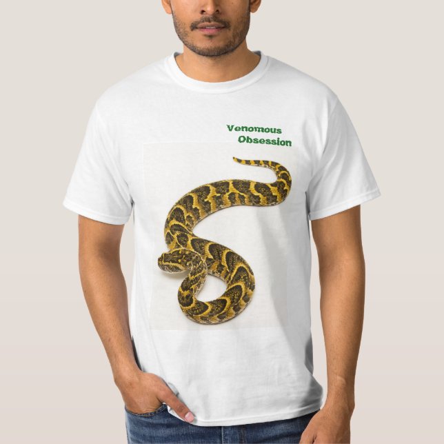 Venomous tvångstankePuffhuggorm Tee (Framsida)