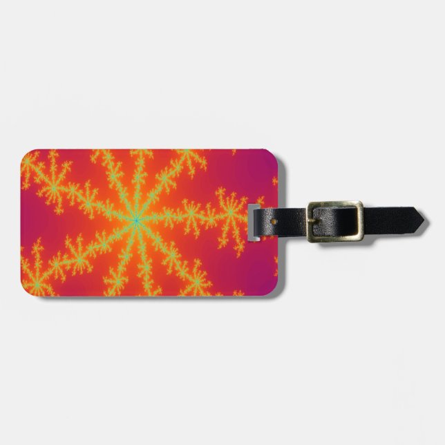 Venous Thunderstorm Anpassningsbar Luggage Tag Bagagebricka (Horisontell Framsida)