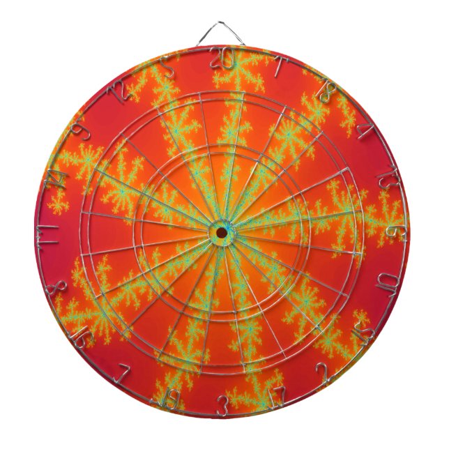 Venous Thunderstorm Fractal Dart Board Darttavla (Framsidan)