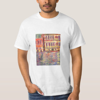 Venstpalazzos och färgstarkt ljus t shirt