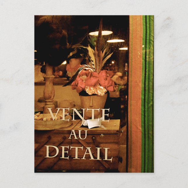 Vente au Detail Vykort (Framsida)