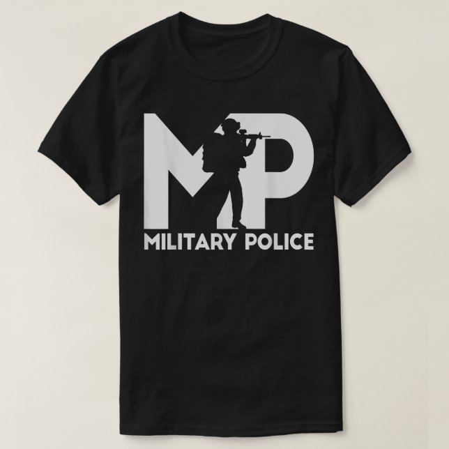 Venteransk militärpolis t shirt (Design framsida)