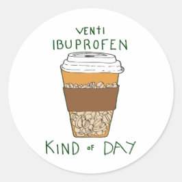 Venti Ibuprofen Dag Runt Klistermärke
