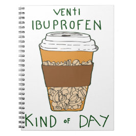 Venti Ibuprofen Sorts Dag Anteckningsbok