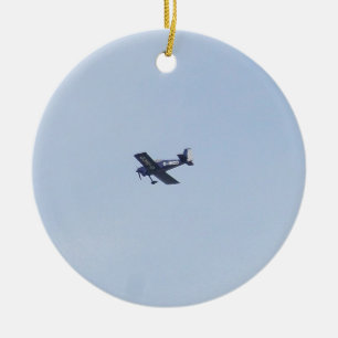 Ventiler RV-7 Ljusflygplan Julgransprydnad Keramik
