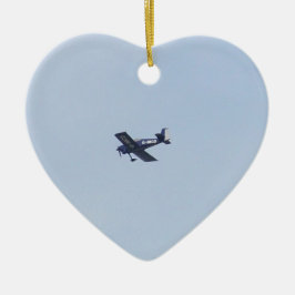 Ventiler RV-7 Ljusflygplan Julgransprydnad Keramik