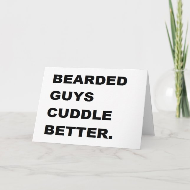 Ventin: Bearlade killar Cuddle Bättre Helgkort (Framsida)