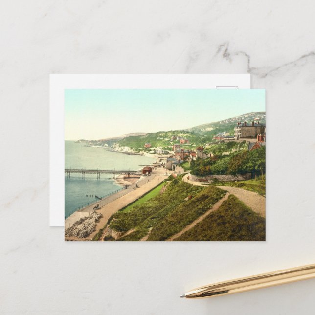 Ventnor II, Isle of Wight, England Vykort (Fram/Back In Situ)