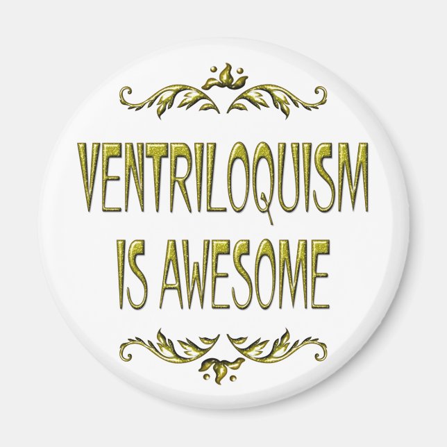 Ventriloquism är Fantastisk Magnet (Framsidan)