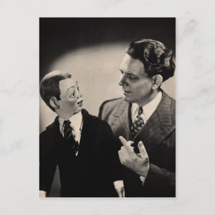 Ventriloquist - vykort