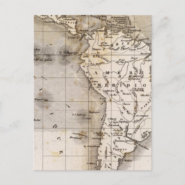 Vents Amerique Vykort (Framsida)