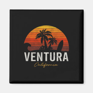 Ventura Beach California Handflatan Vacation Surfa Magnet