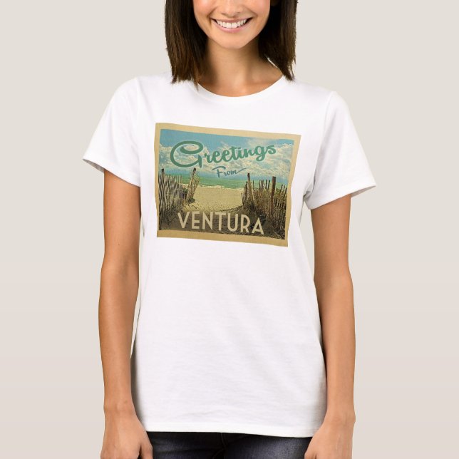 Ventura Beach Vintage resor T Shirt (Framsida)