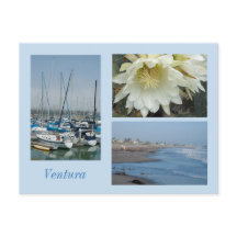 Ventura, CA 3 Photos Template Postcard