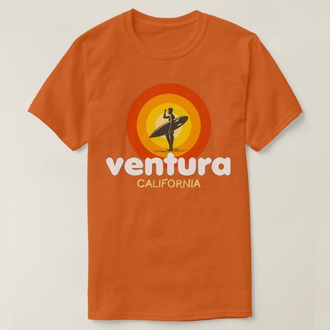 Ventura California Ventura Ca California  T Shirt (Design framsida)