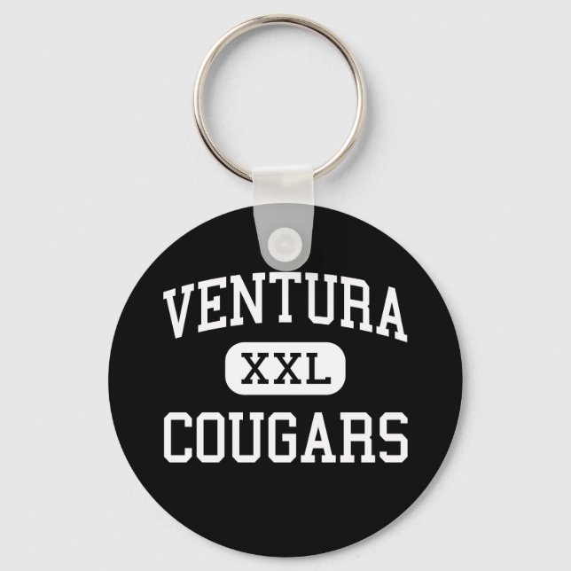 Ventura - Cougars - High - Ventura California Nyckelring (Framsida)