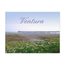 Ventura Dunes och Pier Travel Postcard