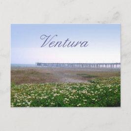 Ventura Dunes och Pier Travel Postcard Vykort