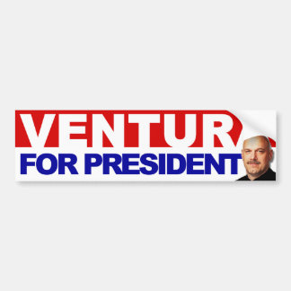 Ventura för presidenten - grundläggande rött en bildekal