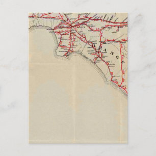 Ventura, Los Angeles, San Bernardino, Orange Vykort