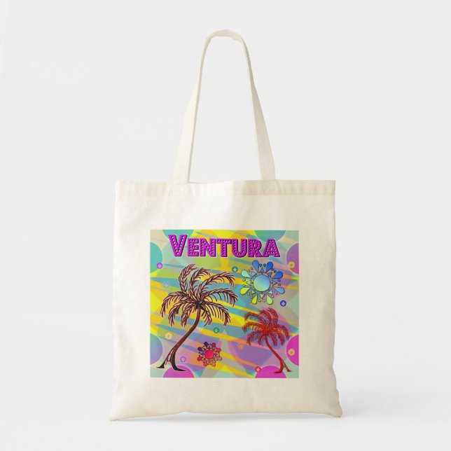 Ventura Lycklig och Hope Tote Bag Tygkasse (Framsidan)