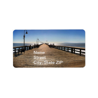 Ventura Pier Adressetikett