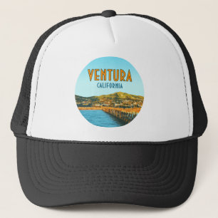 Ventura Pier Beach California Vintage Keps