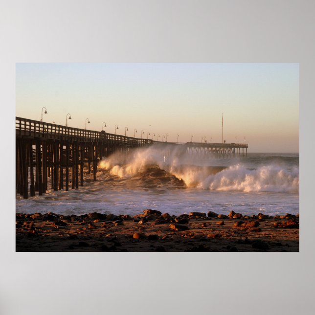 Ventura Pier - Storm 2007 Poster (Framsidan)