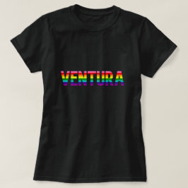 Ventura Pride T Shirt W. | Regnbåge Flagga