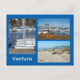 Ventura Shore Three Photo Postcard Vykort