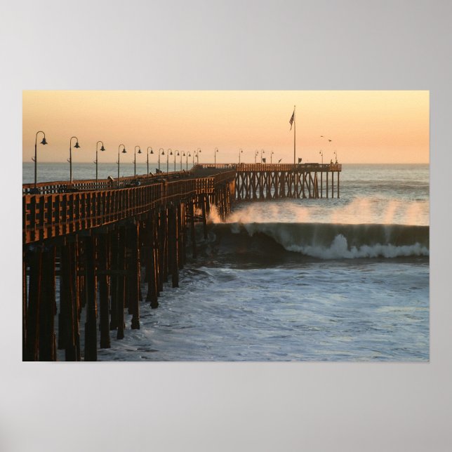 Ventura Storm Pier Poster (Framsidan)