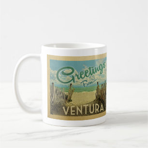 Ventura strandvintage resor kaffemugg