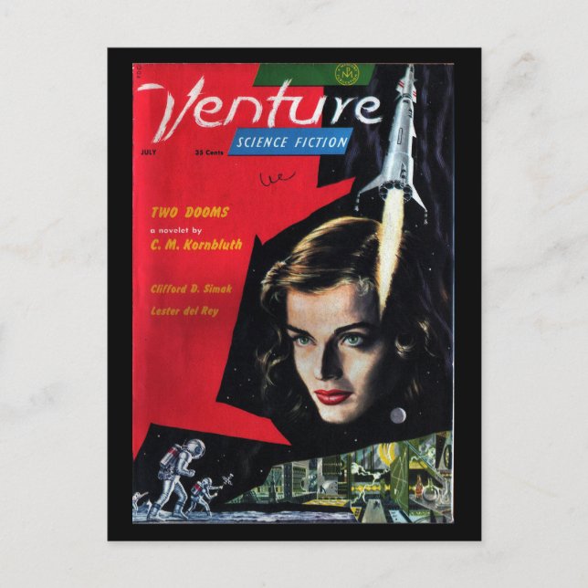 Venture - 1958.7_Pulp Art Vykort (Framsida)