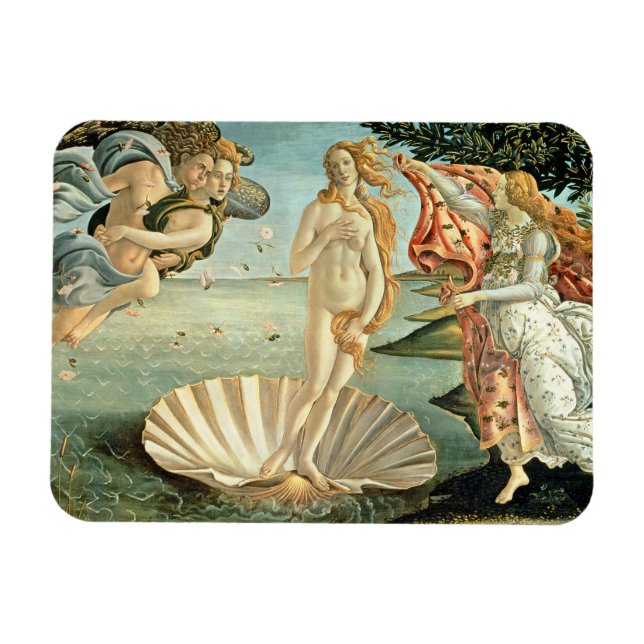 Venus, 1485 (tempera on canvas) magnet (Horisontell)