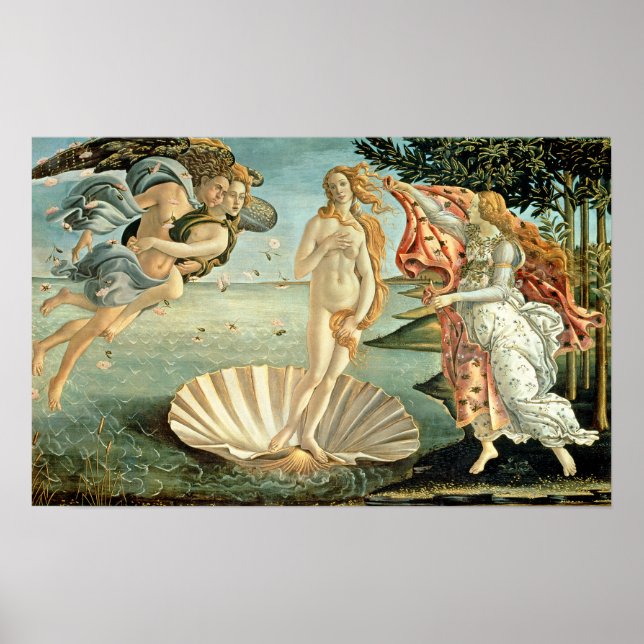 Venus, 1485 (tempera on canvas) poster (Framsidan)