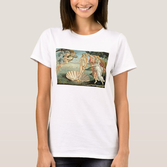 Venus, 1485 (tempera on canvas) t-shirt (Framsida)