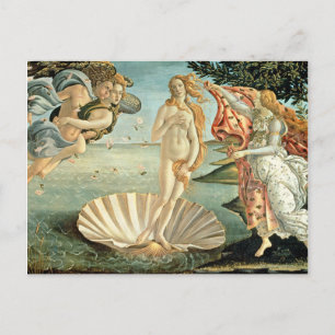 Venus, 1485 (tempera on canvas) vykort