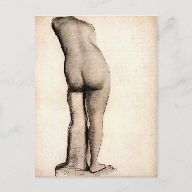 Venus (1886-87) Van Gogh Fine Art Vykort (Framsida)