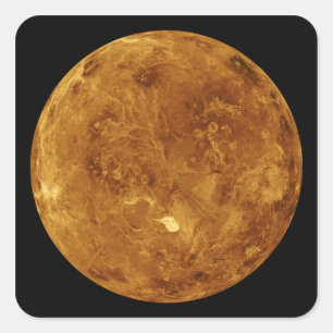 Venus 2 fyrkantigt klistermärke