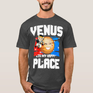 Venus är min Lycklig Ställe-Långärmad T Shirt