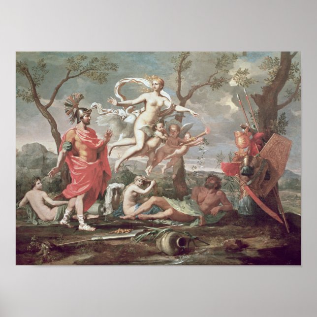 Venus Arming Aeneas 1639 Poster (Framsidan)