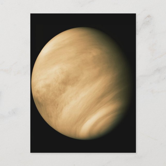VENUS av Mariner 10 NASA, flygblad med foto Vykort (Framsida)