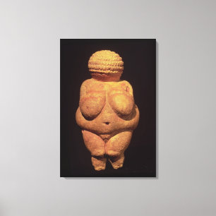 Venus av Willendorf, fruktsamhett symbol Canvastryck